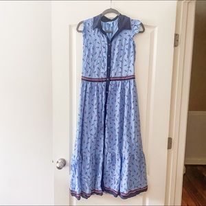 Draper James Collection Flutter Sleeve Silk Dress